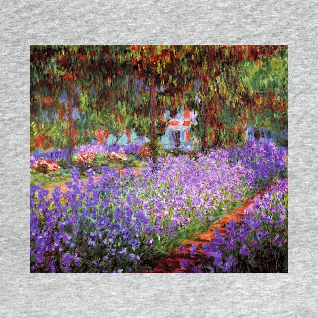 Flower Garden (Violet) by Claude Monet by Naves